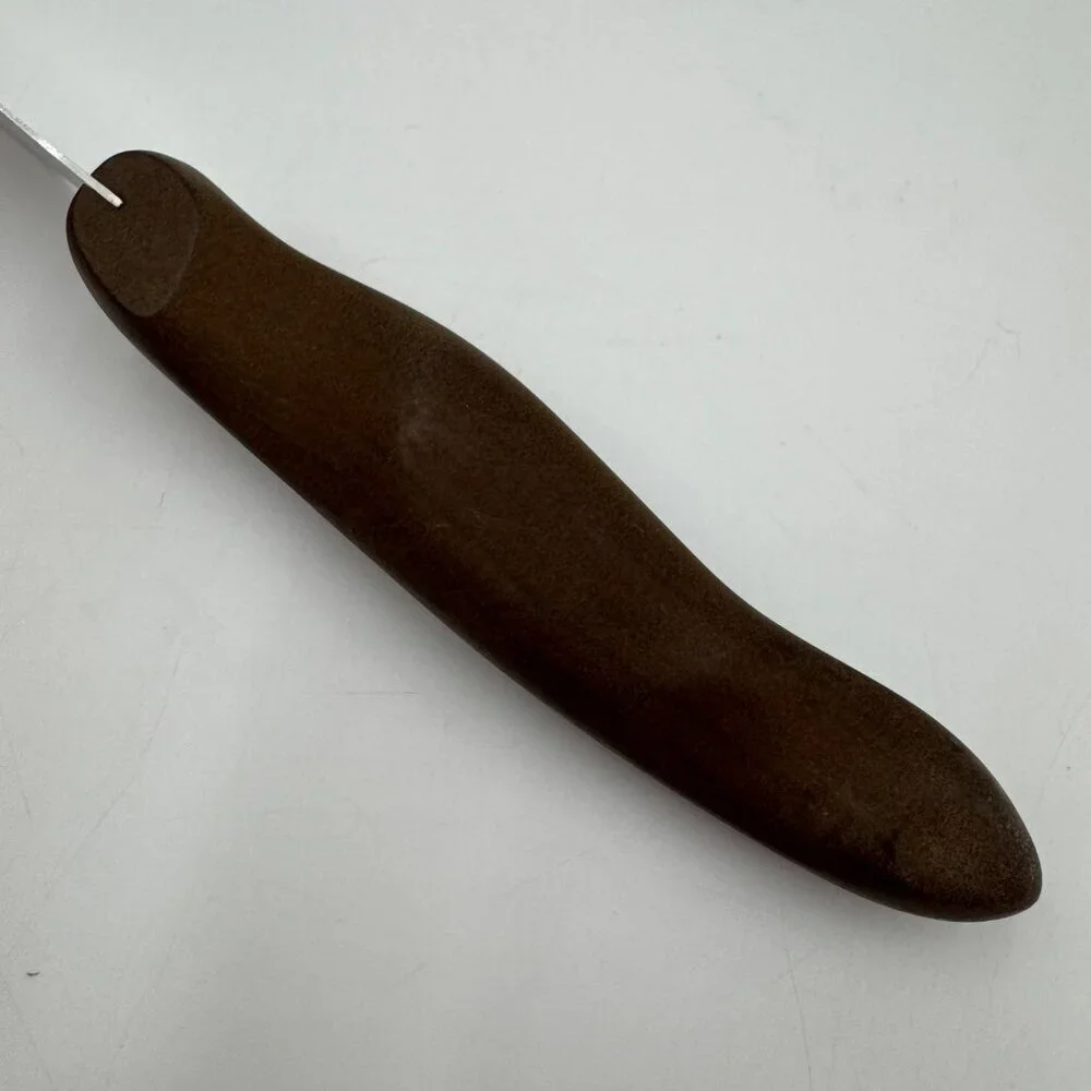 Cutco #28 Spatula Knife 7” Blade Brown Swirl Handle Icing Spreader Vintage